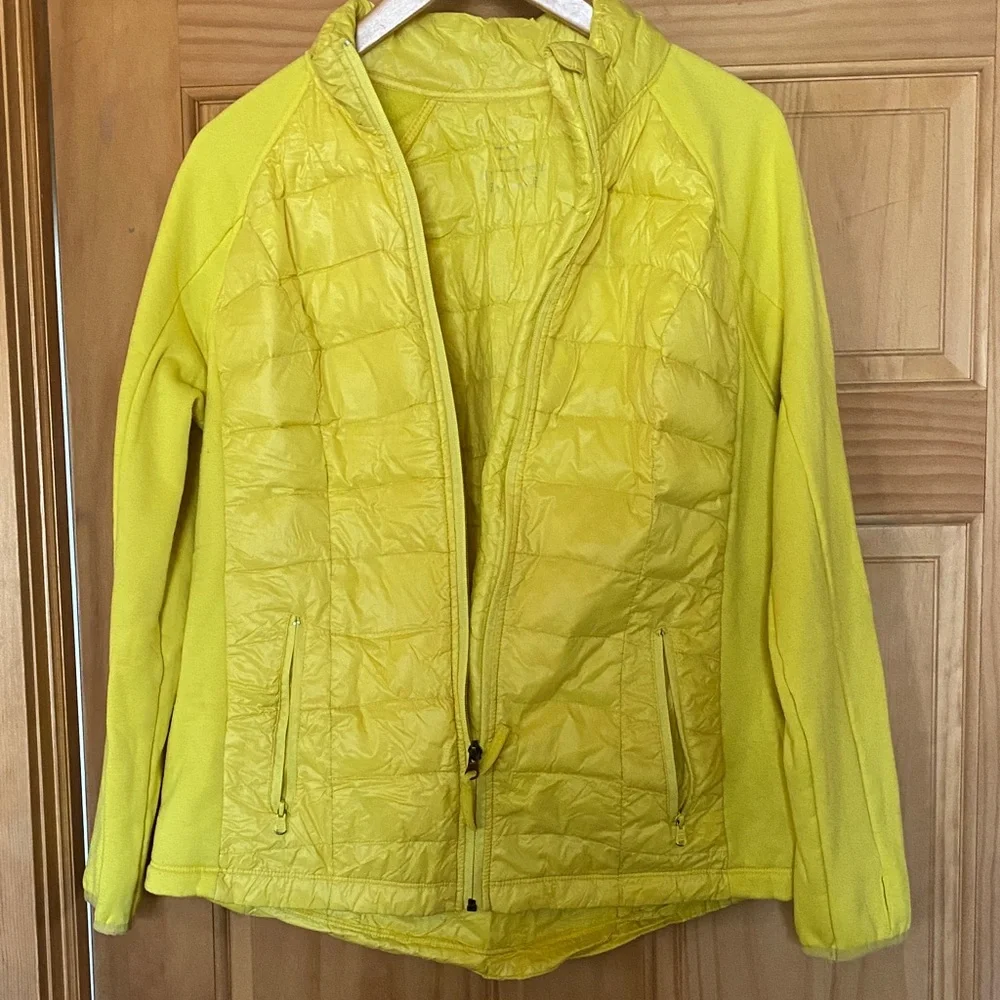 Calvin Klein Lightweight Down-Filled Women's Yellow Jacket XL - Picture 6 of 6